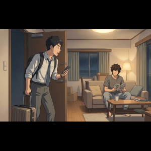 出張から帰ってきたら自宅に知らない奴が住んでる