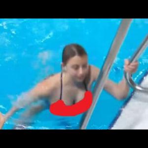 【動画】17歳爆乳JK、よりによって飛込競技を選んでしまいこうなる