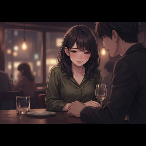 ずっと告白できなかった好きな子が飲み会のあった日の夜中に