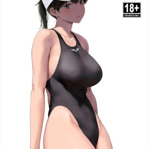 《艦これ》休日に海に遊びに来た提督と赤城＆加賀♪提督好みの競泳水着姿で人気のいない岩場でハーレムエッチ♡ローションを塗りながらメチャクチャエロいプレイです♡
